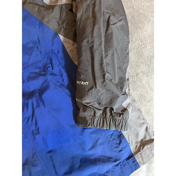 THE NORTH FACE Hyvent Youth Boys Blue Gray Shell Only Jacket Sz XL - Picture 3 of 11